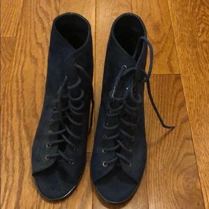 Charlotte Russe open toe booties